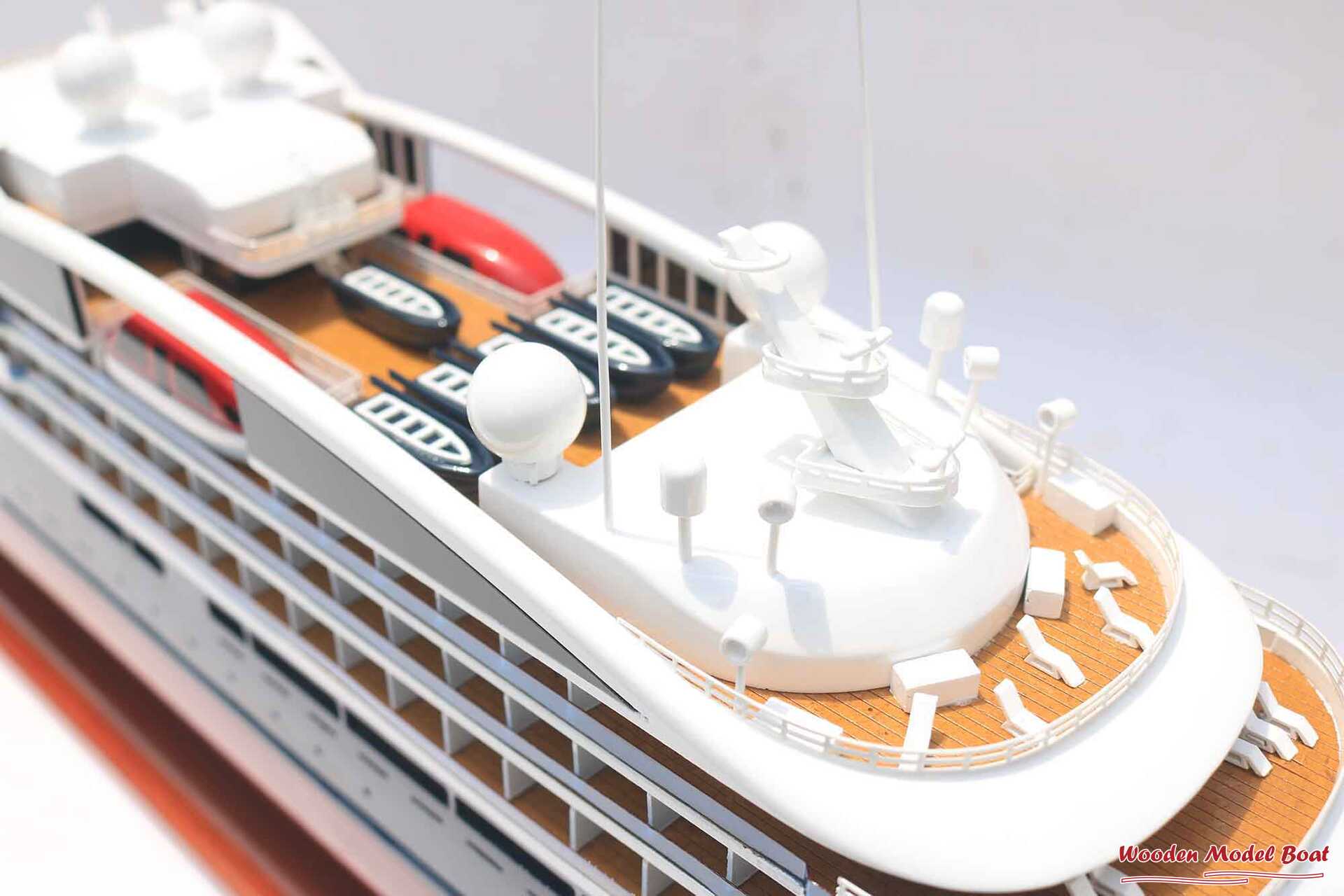 Ponant Explorer Ocean Liner Model (5) Wooden Model Boat Handicraft Ponant Explorer Ocean Liner Model 5 Wooden Model Boat Handicraft