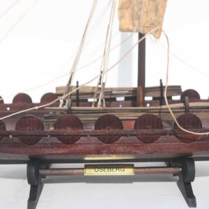 Oseberg Viking Ship Model Clinker Built 2 Wooden Model Boat Handicraft