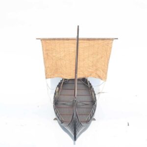 Oseberg Viking Ship Model Clinker Built 3 Wooden Model Boat Handicraft
