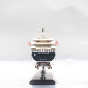 SeaDream II Cruise Ship Model 2 Wooden Model Boat Handicraft