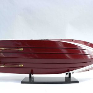 Azimut 68S Red Motor Yatch Model 1 Wooden Model Boat Handicraft