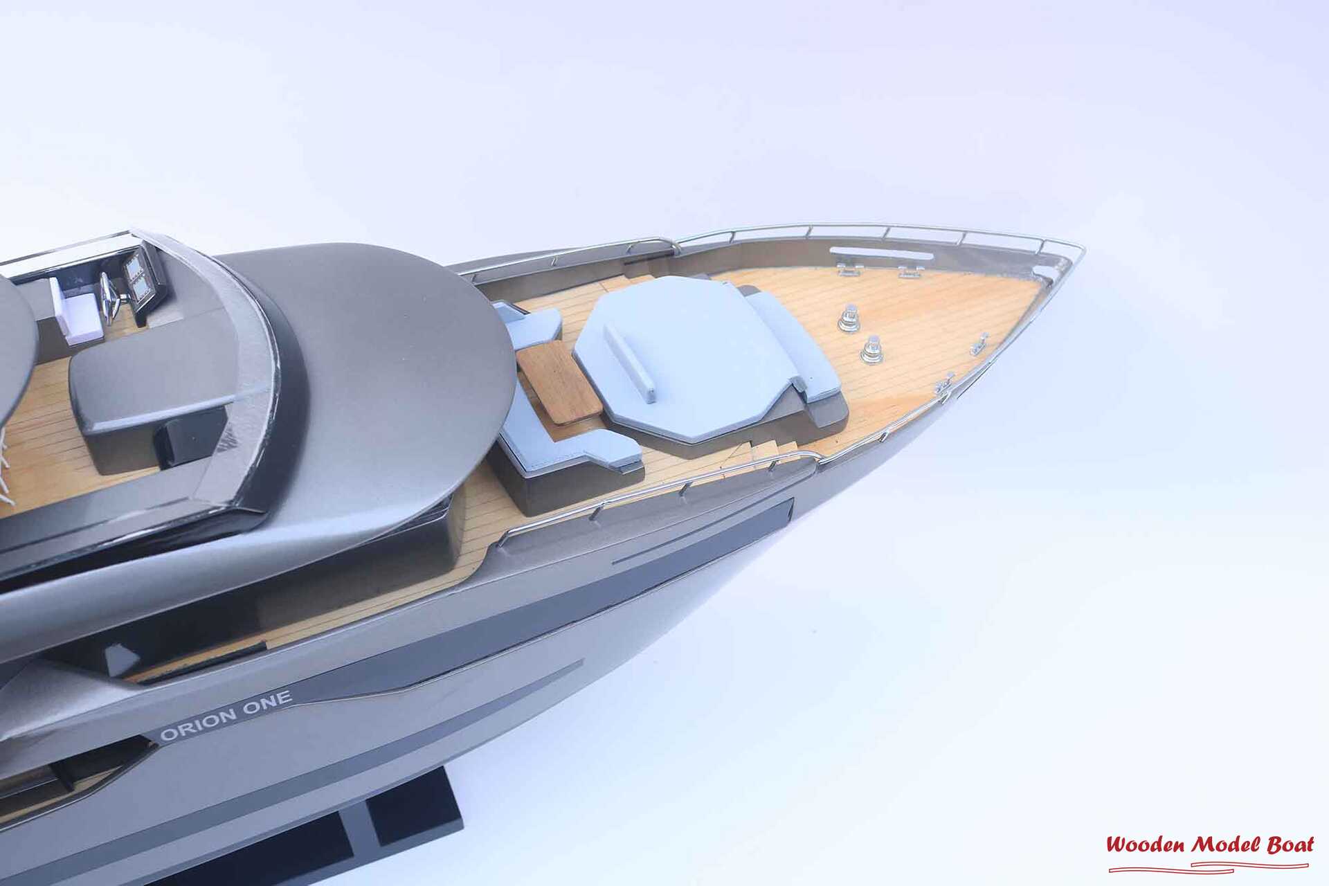 Orion One Motor Yatch Model (5) Wooden Model Boat Handicraft Orion One Motor Yatch Model 5 Wooden Model Boat Handicraft