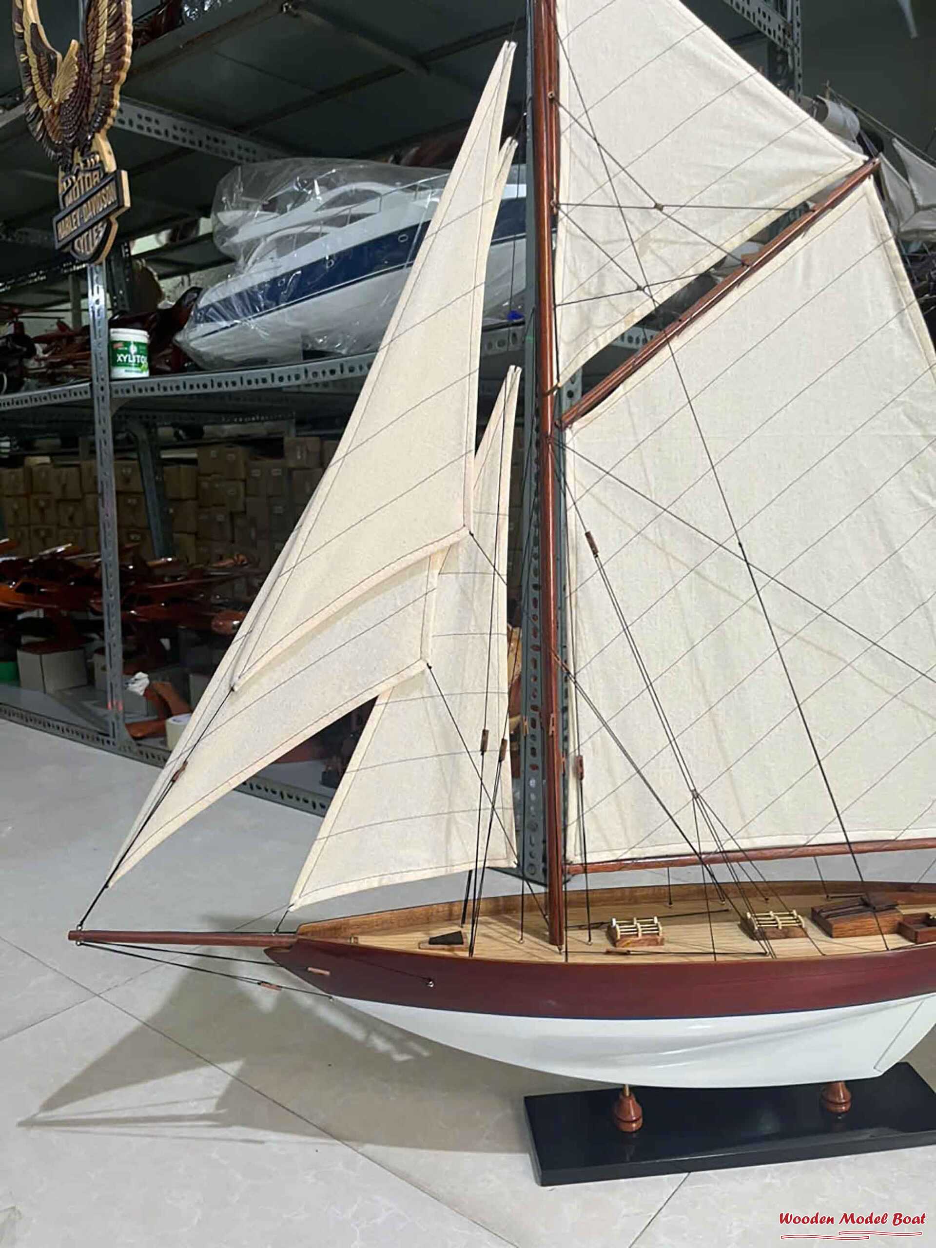 Penduick Ship Model - Painted White (7) Wooden Model Boat Handicraft Penduick Ship Model Painted White 7 Wooden Model Boat Handicraft