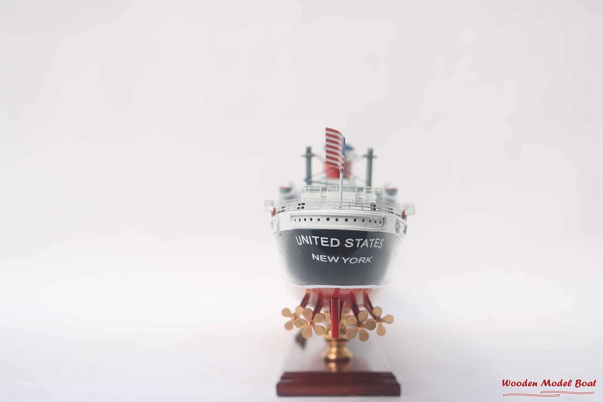Ss United States Ocean Liner Model (3) Wooden Model Boat Handicraft Ss United States Ocean Liner Model 3 Wooden Model Boat Handicraft