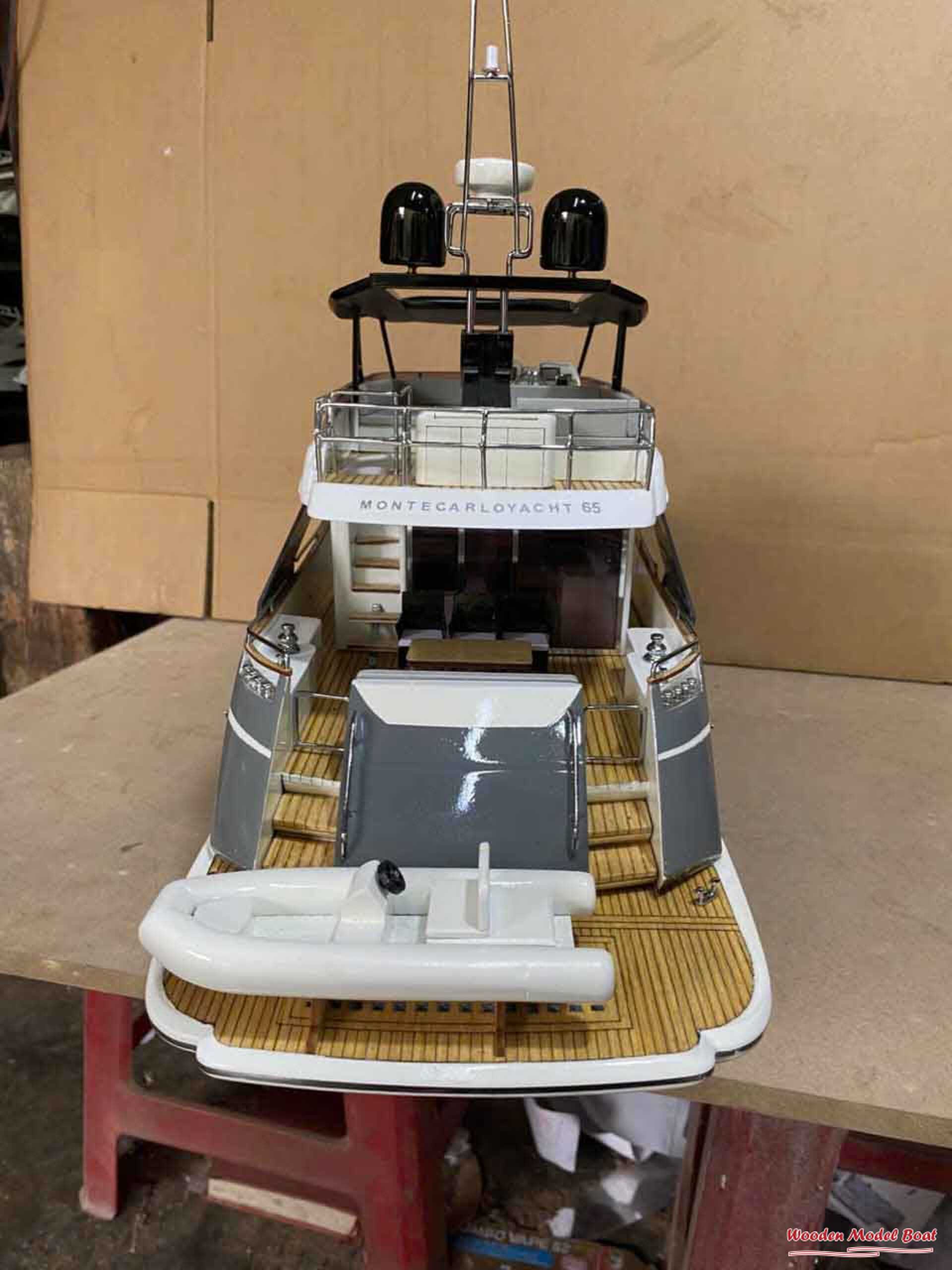 Monte Carlo Yachts MCY 65 2018 - Custome Make (10) Wooden Model Boat Handicraft Monte Carlo Yachts MCY 65 2018 Custome Make 10 Wooden Model Boat Handicraft
