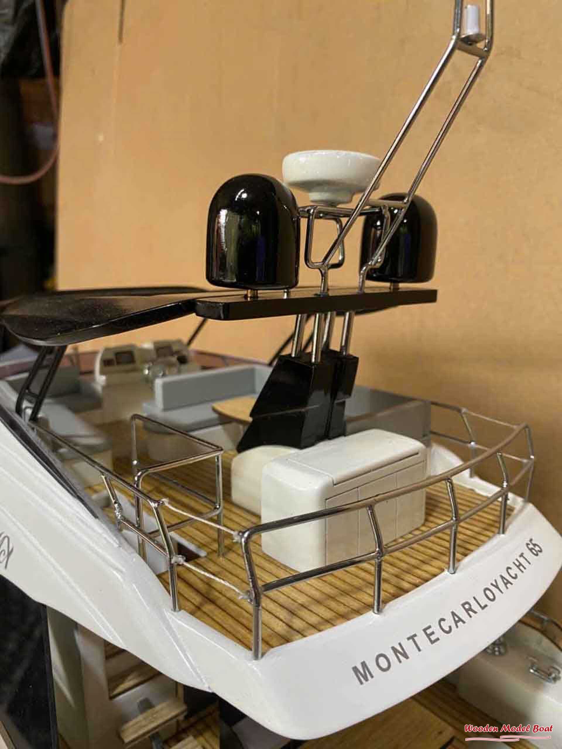 Monte Carlo Yachts MCY 65 2018 - Custome Make (6) Wooden Model Boat Handicraft Monte Carlo Yachts MCY 65 2018 Custome Make 6 Wooden Model Boat Handicraft
