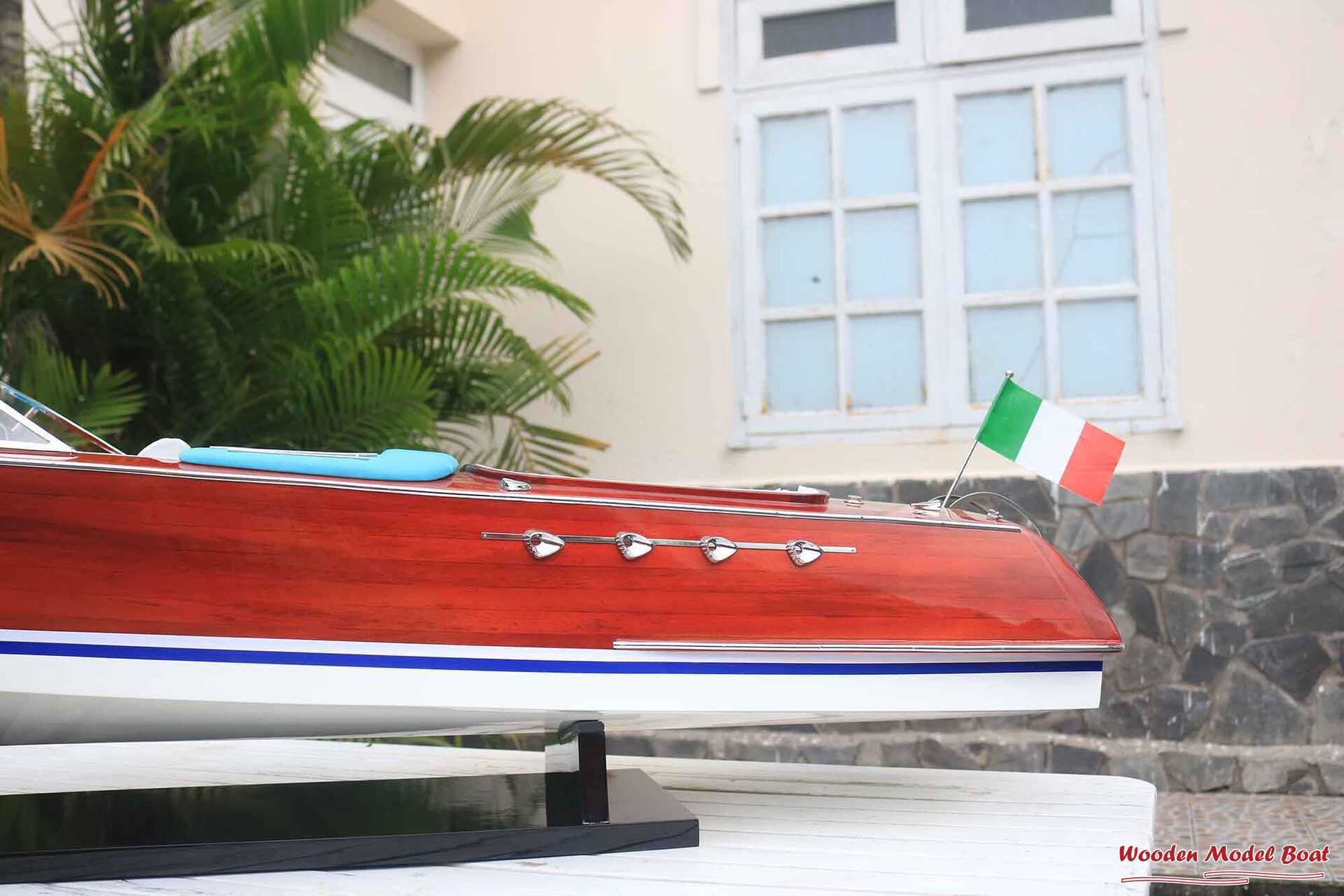 Riva Aquarama Ready For RC - Riva Ship Model (14) Wooden Model Boat Handicraft Riva Aquarama Ready For RC Riva Ship Model 14 Wooden Model Boat Handicraft