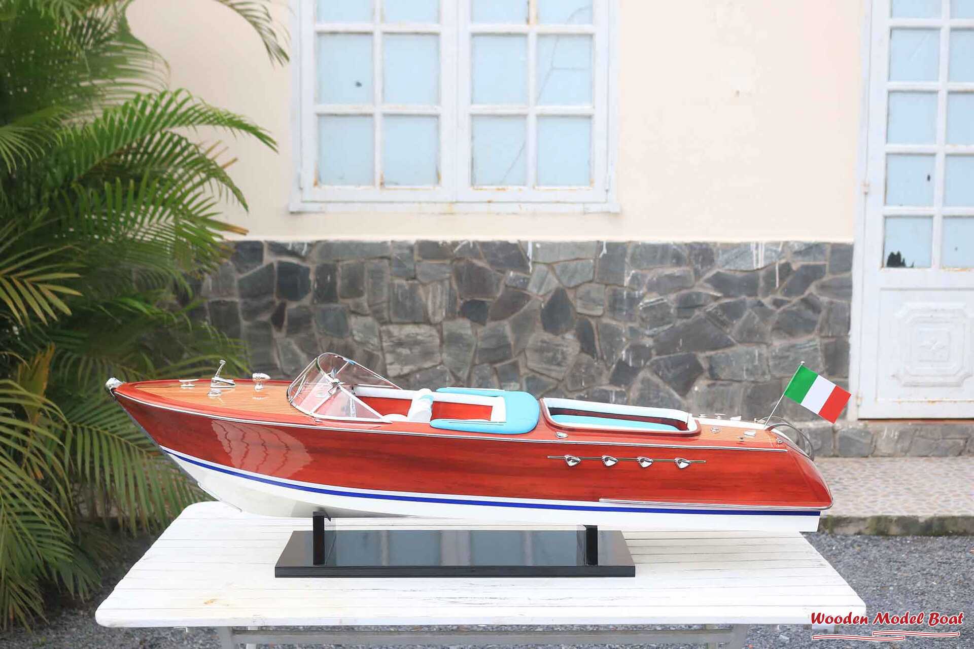 Riva Aquarama Ready For RC - Riva Ship Model (17) Wooden Model Boat Handicraft Riva Aquarama Ready For RC Riva Ship Model 17 Wooden Model Boat Handicraft