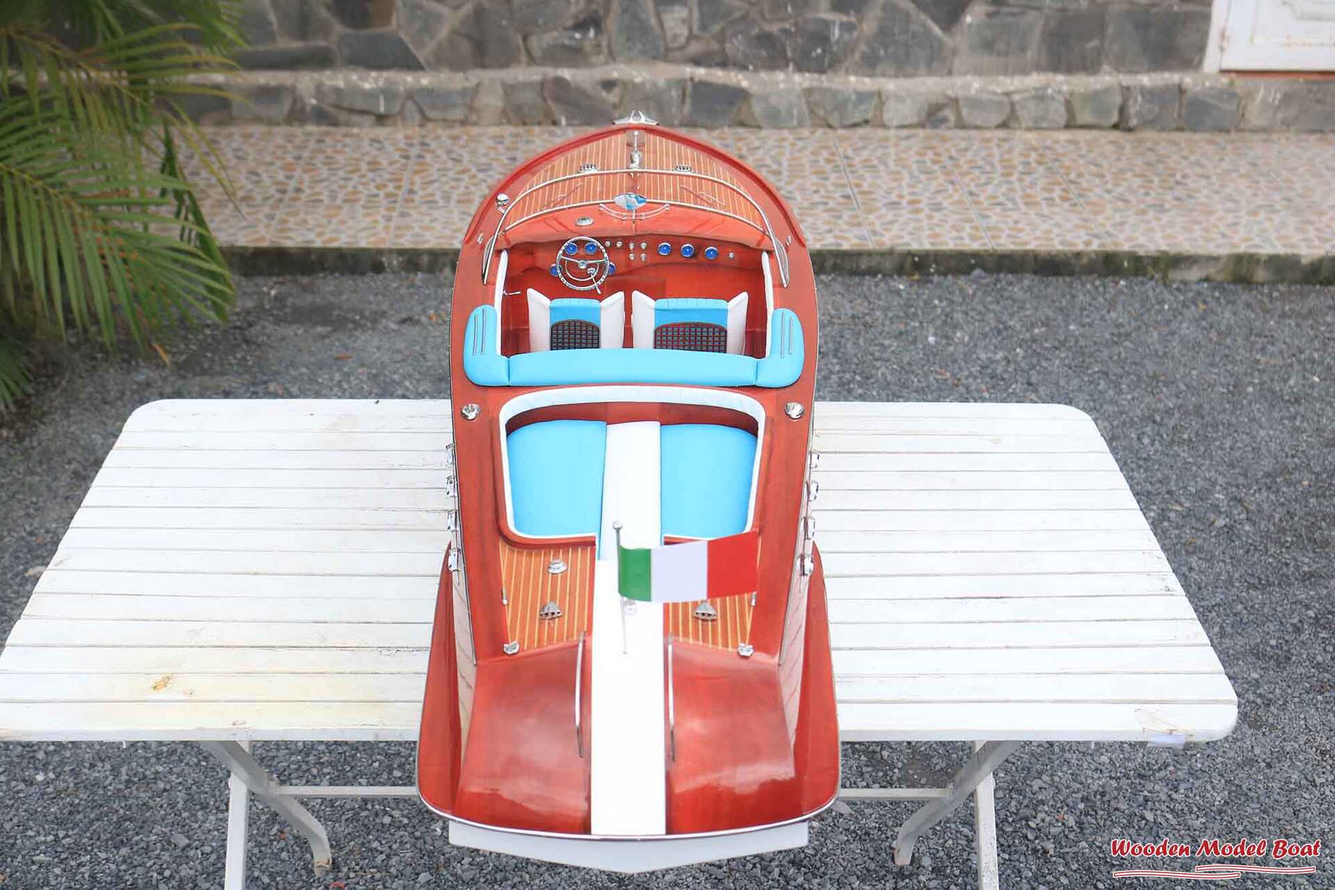 Riva Aquarama Ready For RC - Riva Ship Model (6) Wooden Model Boat Handicraft Riva Aquarama Ready For RC Riva Ship Model 6 Wooden Model Boat Handicraft