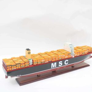 Wooden Model Boat 50 MSC Oliver Container Ship Model 13 Wooden Model Boat Handicraft