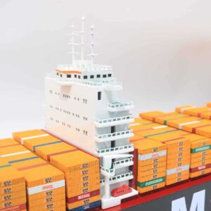 Wooden Model Boat 53 MSC Oliver Container Ship Model 3 Wooden Model Boat Handicraft