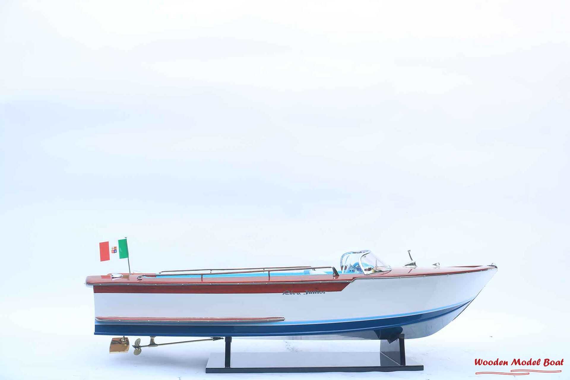 Riva Junior (1967 – 1972) Speed Boat Model (10) Wooden Model Boat Handicraft Riva Junior 1967 – 1972 Speed Boat Model 10 Wooden Model Boat Handicraft