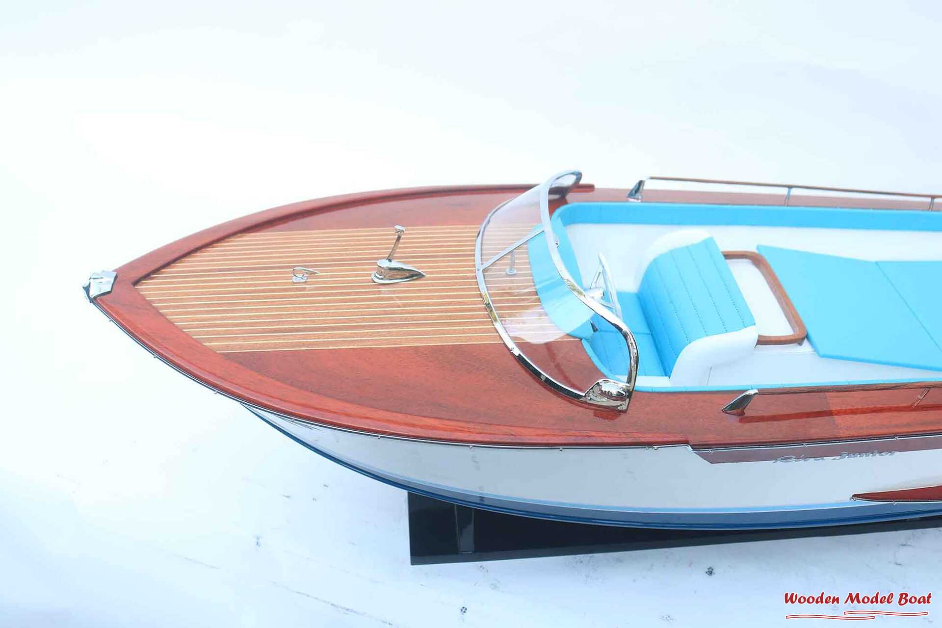 Riva Junior (1967 – 1972) Speed Boat Model (12) Wooden Model Boat Handicraft Riva Junior 1967 – 1972 Speed Boat Model 12 Wooden Model Boat Handicraft