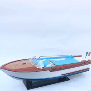 Wooden Model Boat 45 Riva Junior 1967 – 1972 Speed Boat Model 14 Wooden Model Boat Handicraft
