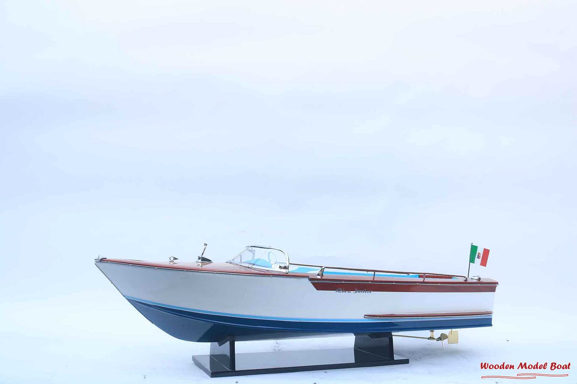 Riva Junior (1967 – 1972) Speed Boat Model (15) Wooden Model Boat Handicraft Riva Junior 1967 – 1972 Speed Boat Model 15 Wooden Model Boat Handicraft