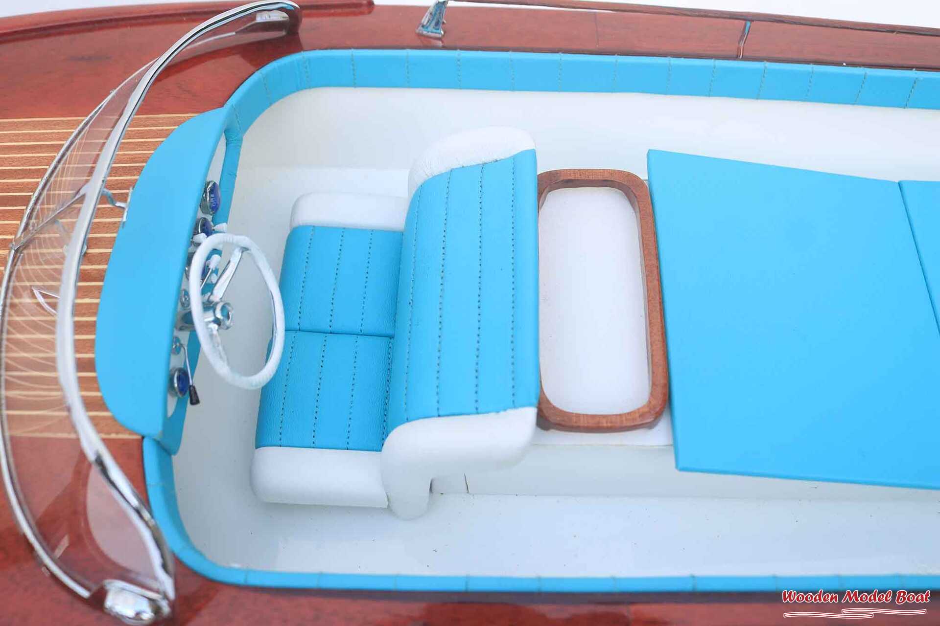 Riva Junior (1967 – 1972) Speed Boat Model (2) Wooden Model Boat Handicraft Riva Junior 1967 – 1972 Speed Boat Model 2 Wooden Model Boat Handicraft