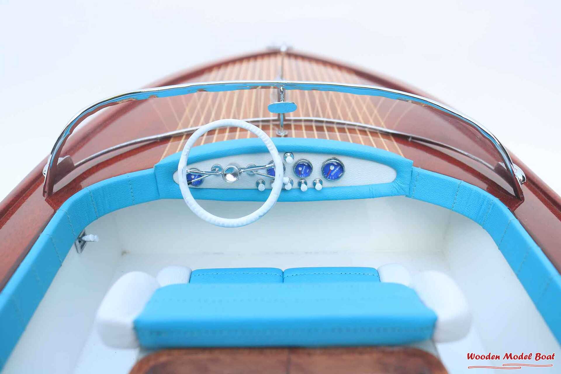 Riva Junior (1967 – 1972) Speed Boat Model (3) Wooden Model Boat Handicraft Riva Junior 1967 – 1972 Speed Boat Model 3 Wooden Model Boat Handicraft