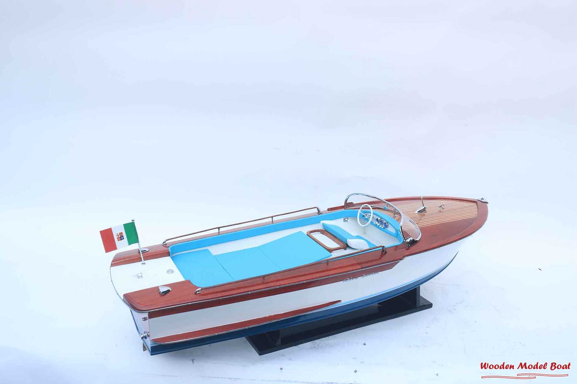 Riva Junior (1967 – 1972) Speed Boat Model (8) Wooden Model Boat Handicraft Riva Junior 1967 – 1972 Speed Boat Model 8 Wooden Model Boat Handicraft