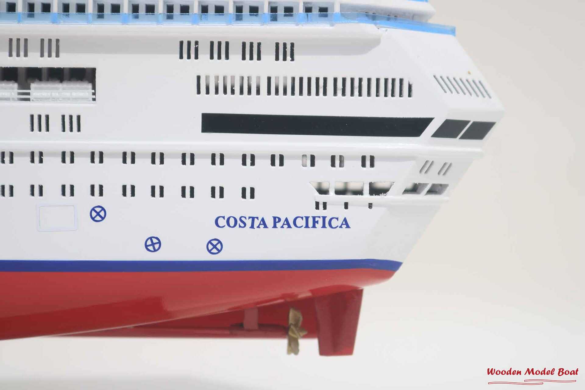 Costa Pacifia Cruise Ship Model (1) Wooden Model Boat Handicraft Costa Pacifia Cruise Ship Model 1 Wooden Model Boat Handicraft
