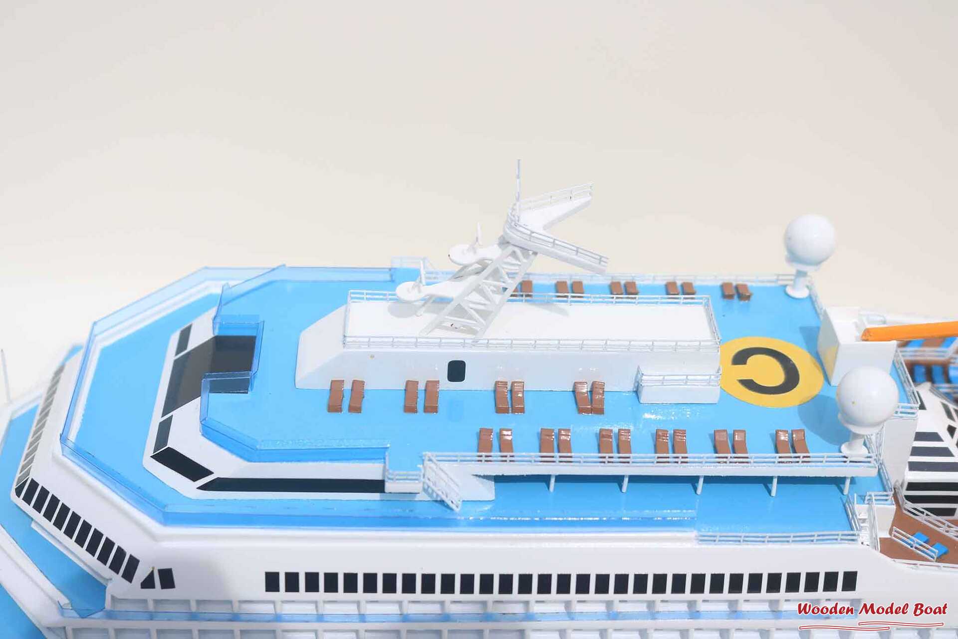 Costa Pacifia Cruise Ship Model (6) Wooden Model Boat Handicraft Costa Pacifia Cruise Ship Model 6 Wooden Model Boat Handicraft