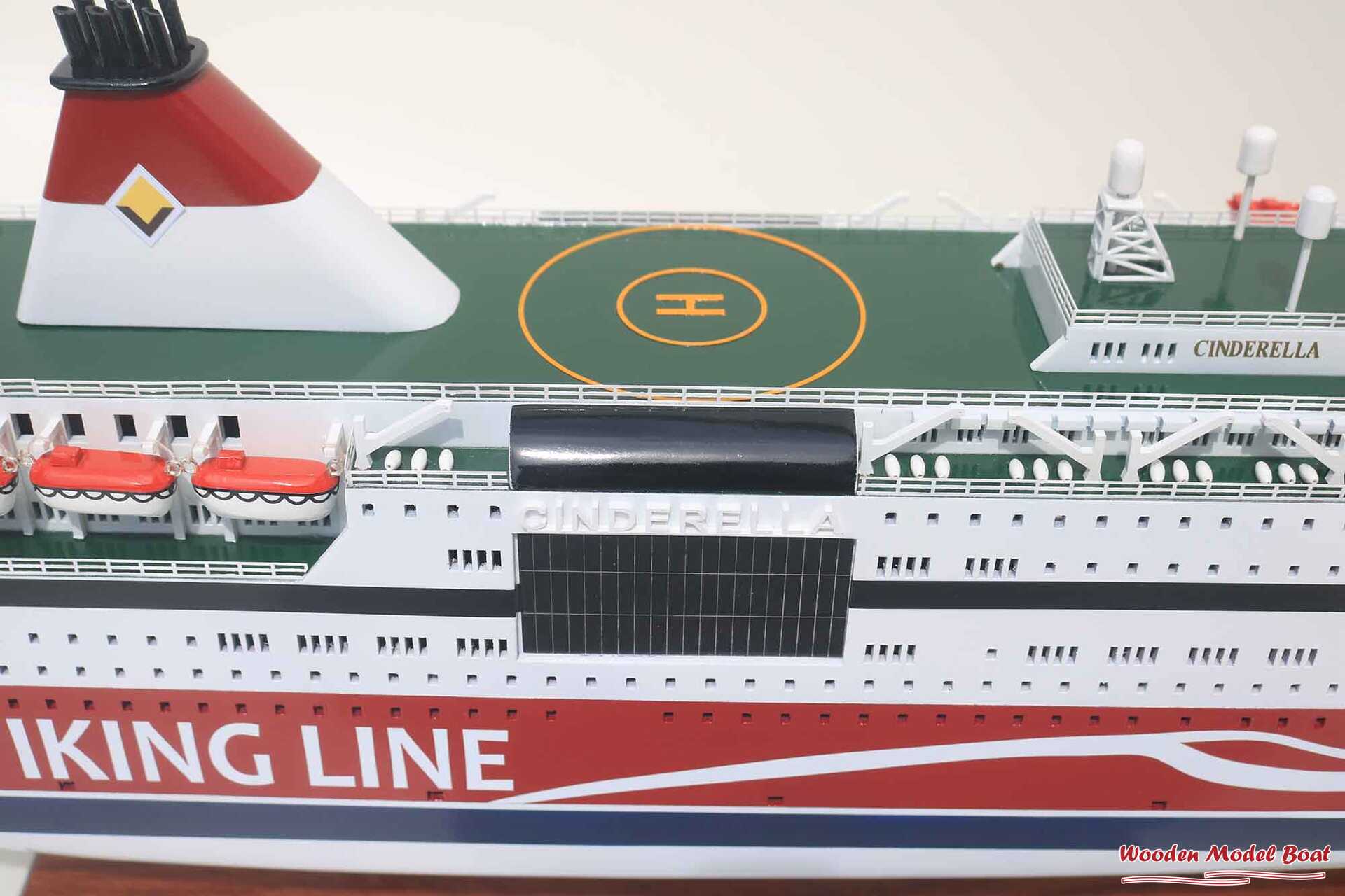 M.S Viking Cinderella Cruise Ship Model (1) Wooden Model Boat Handicraft M.S Viking Cinderella Cruise Ship Model 1 Wooden Model Boat Handicraft