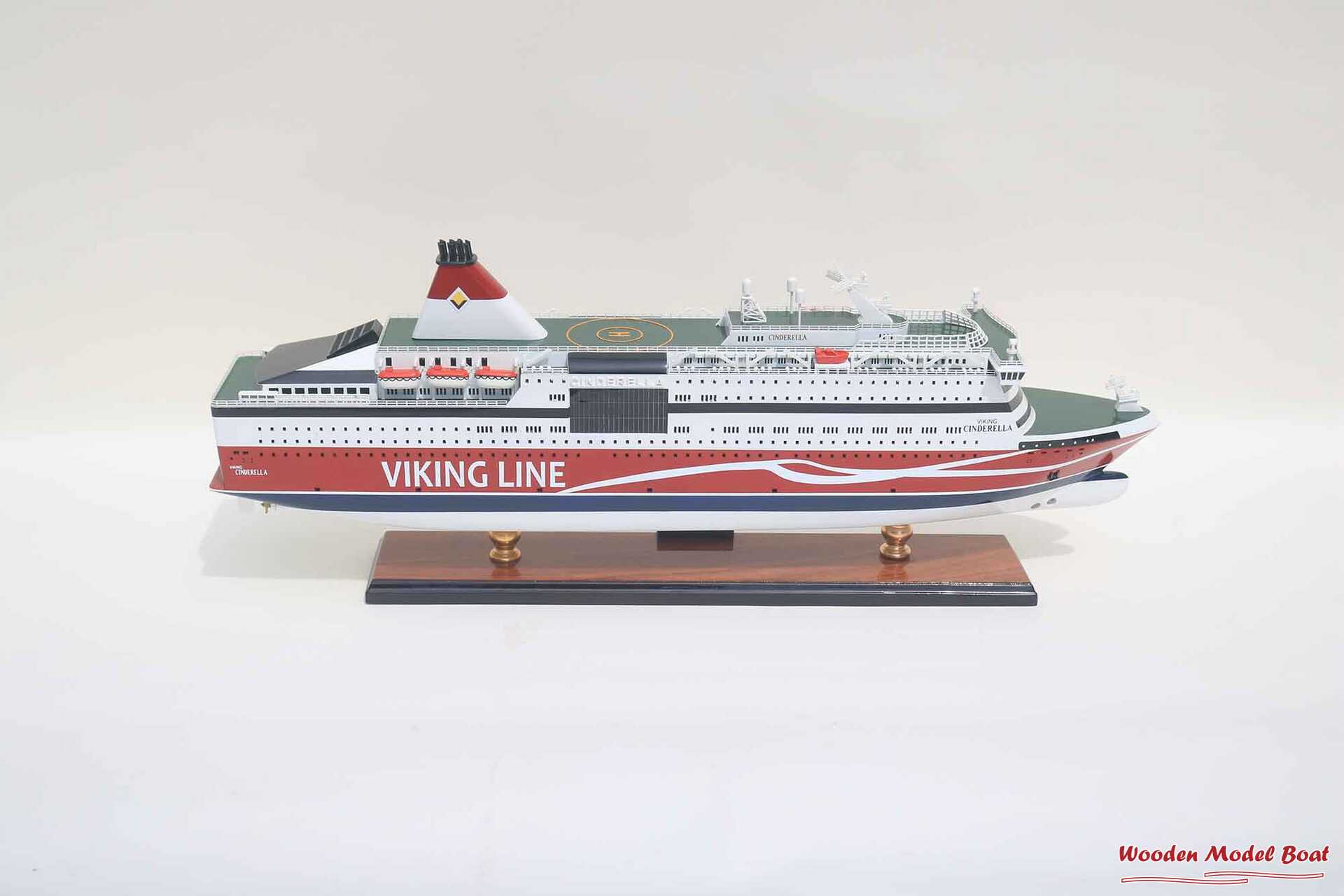 M.S Viking Cinderella Cruise Ship Model (12) Wooden Model Boat Handicraft M.S Viking Cinderella Cruise Ship Model 12 Wooden Model Boat Handicraft