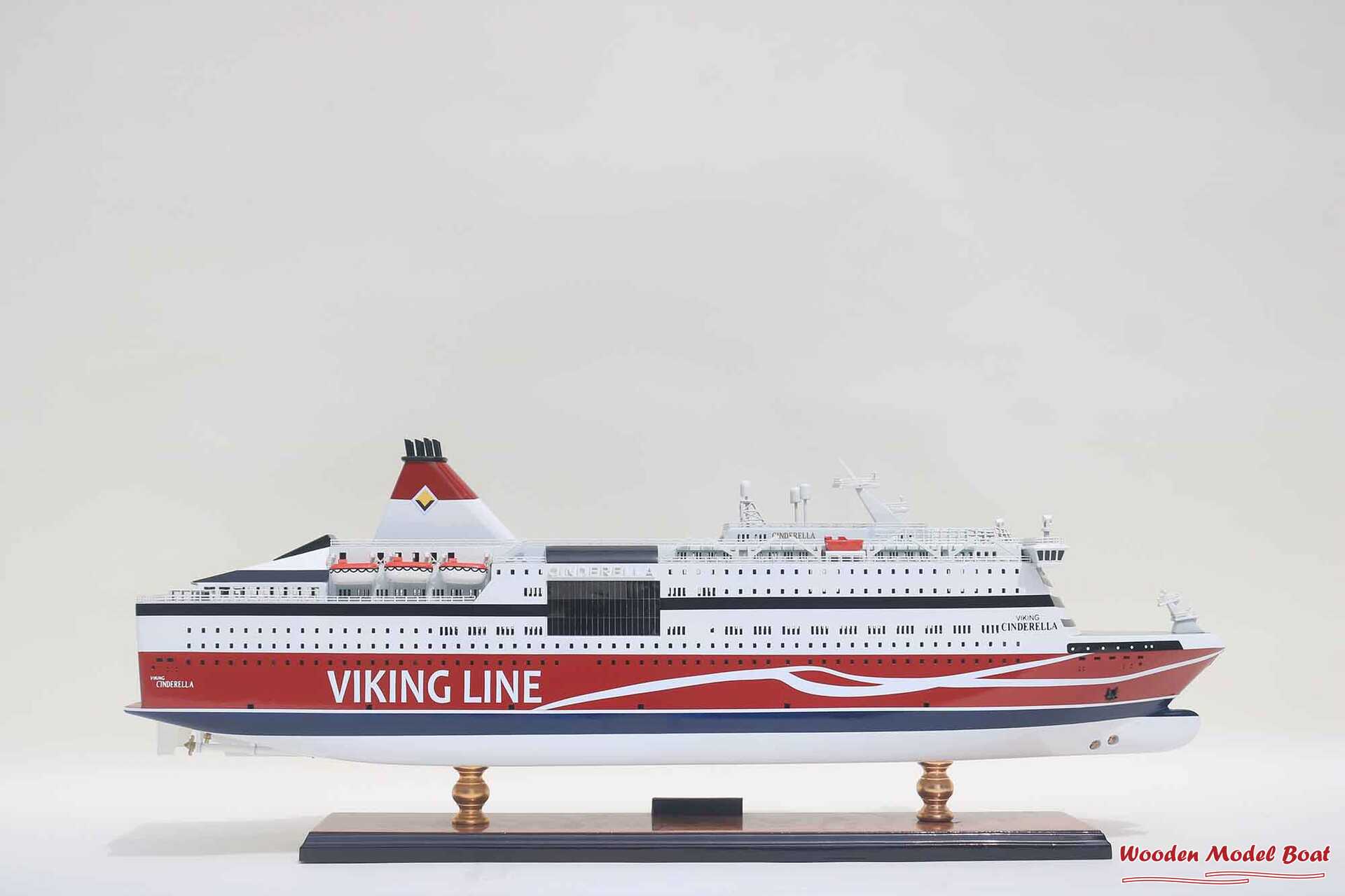 M.S Viking Cinderella Cruise Ship Model (13) Wooden Model Boat Handicraft M.S Viking Cinderella Cruise Ship Model 13 Wooden Model Boat Handicraft